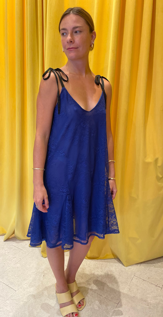 Cancan Dentelle Dress Purple