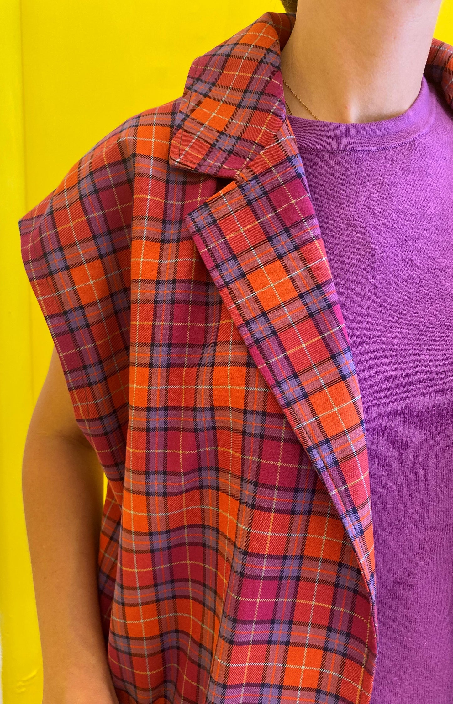 Hummer Vest Irish Scotch Pink