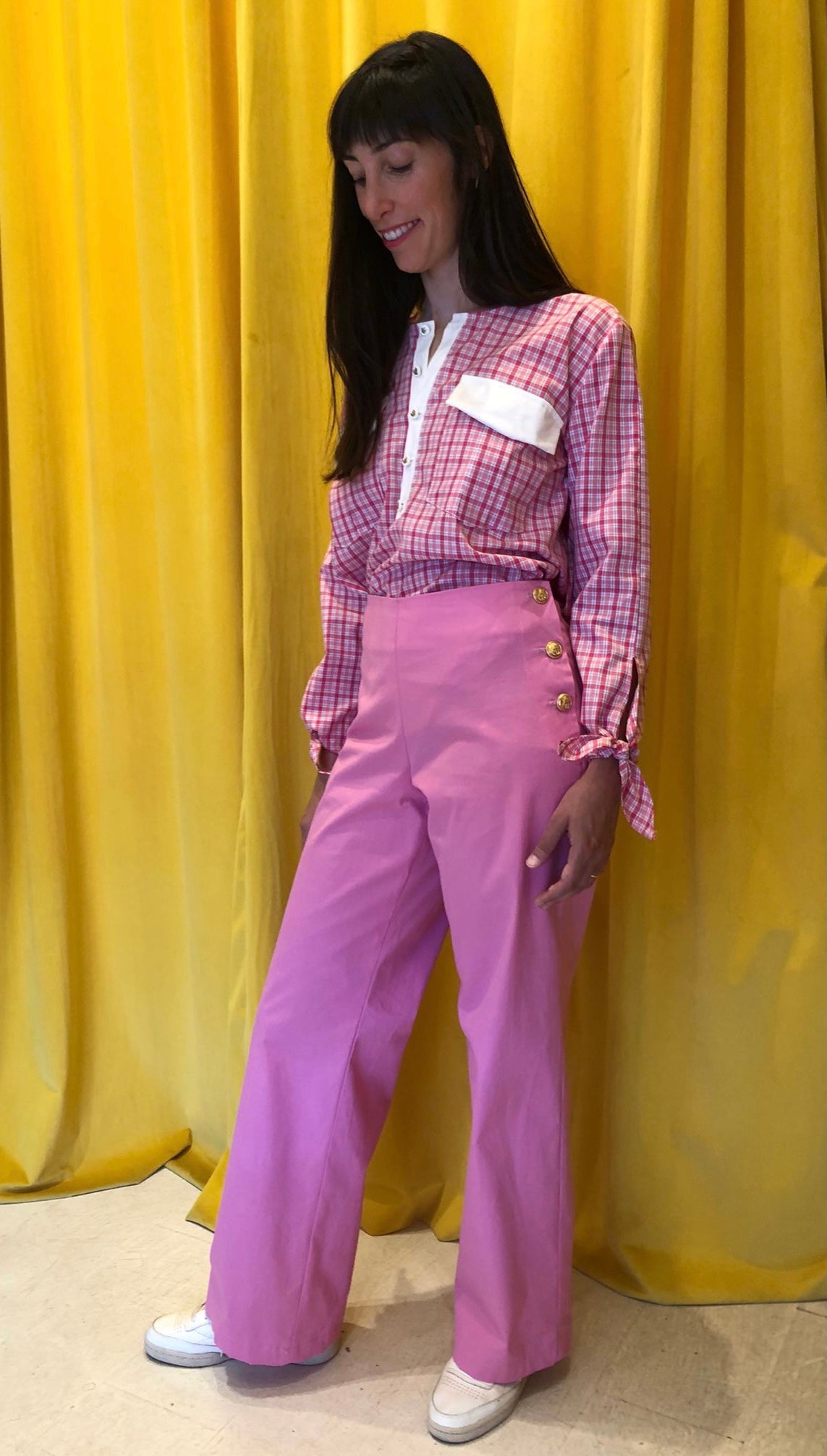 Sailor pants pink