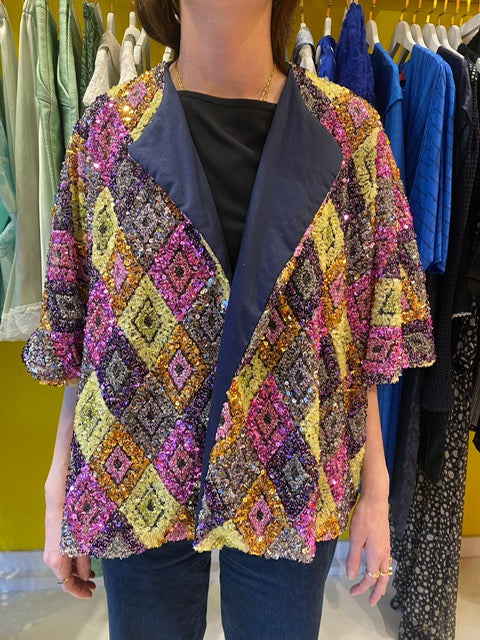 Sumo sequins throw on