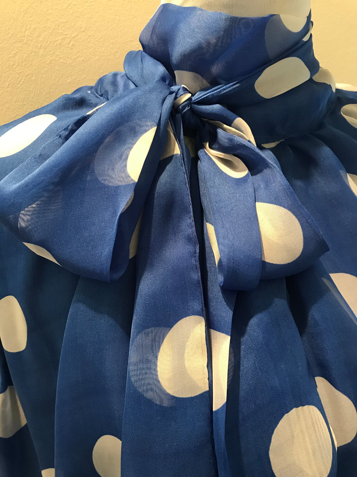 Greta Gabow Blouse Royal Pois