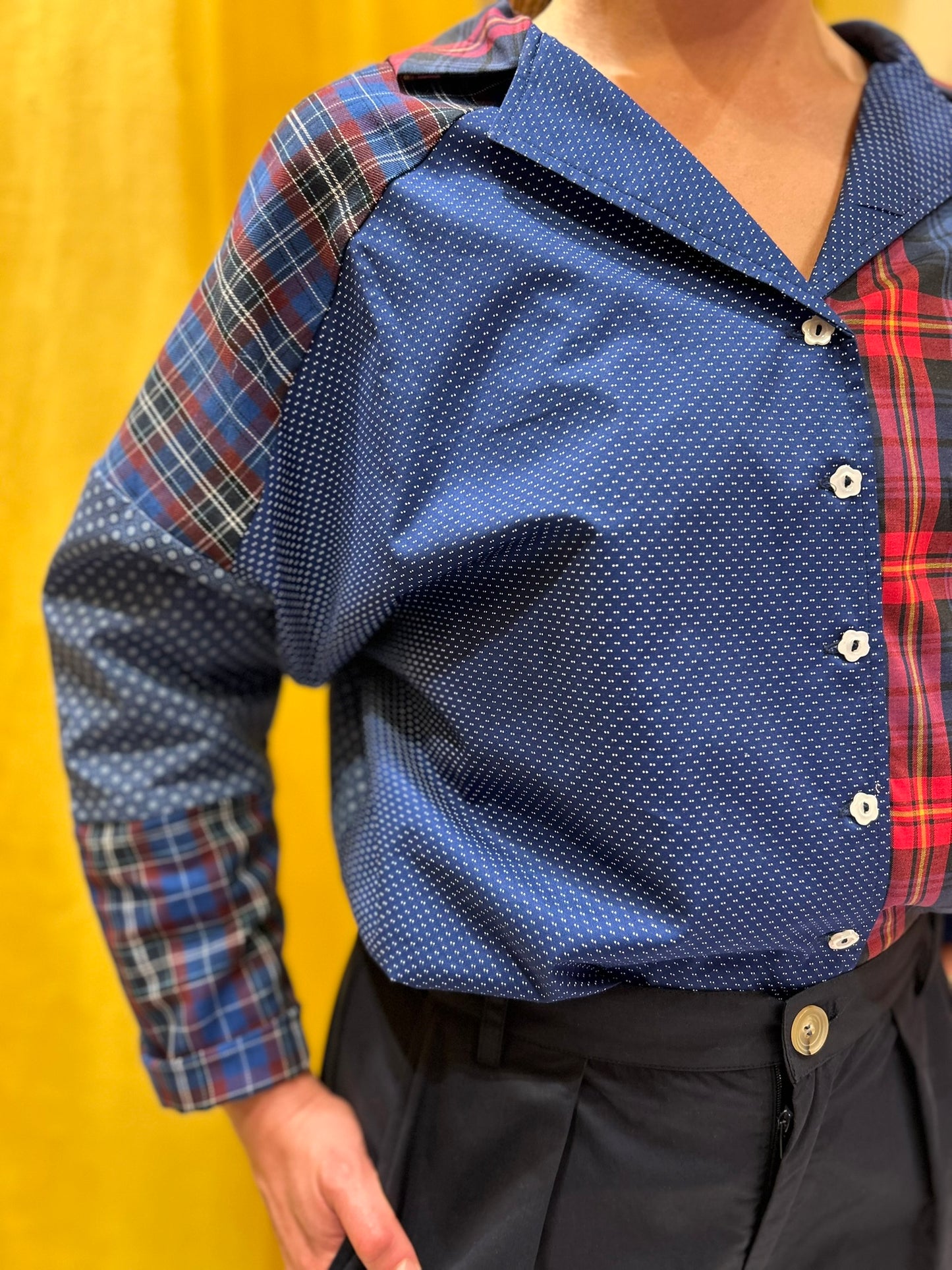 Hummer Collage Blouse