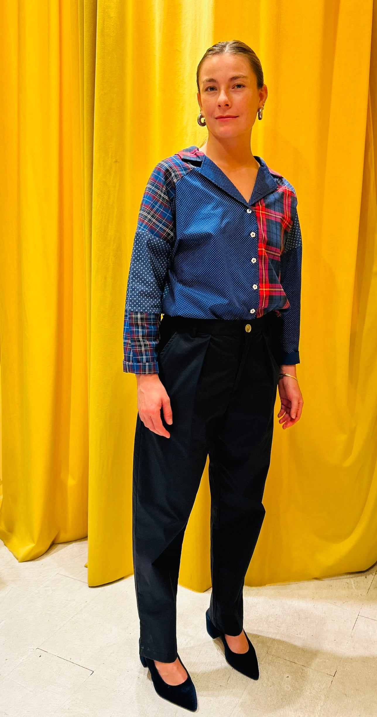 Hummer Collage Blouse