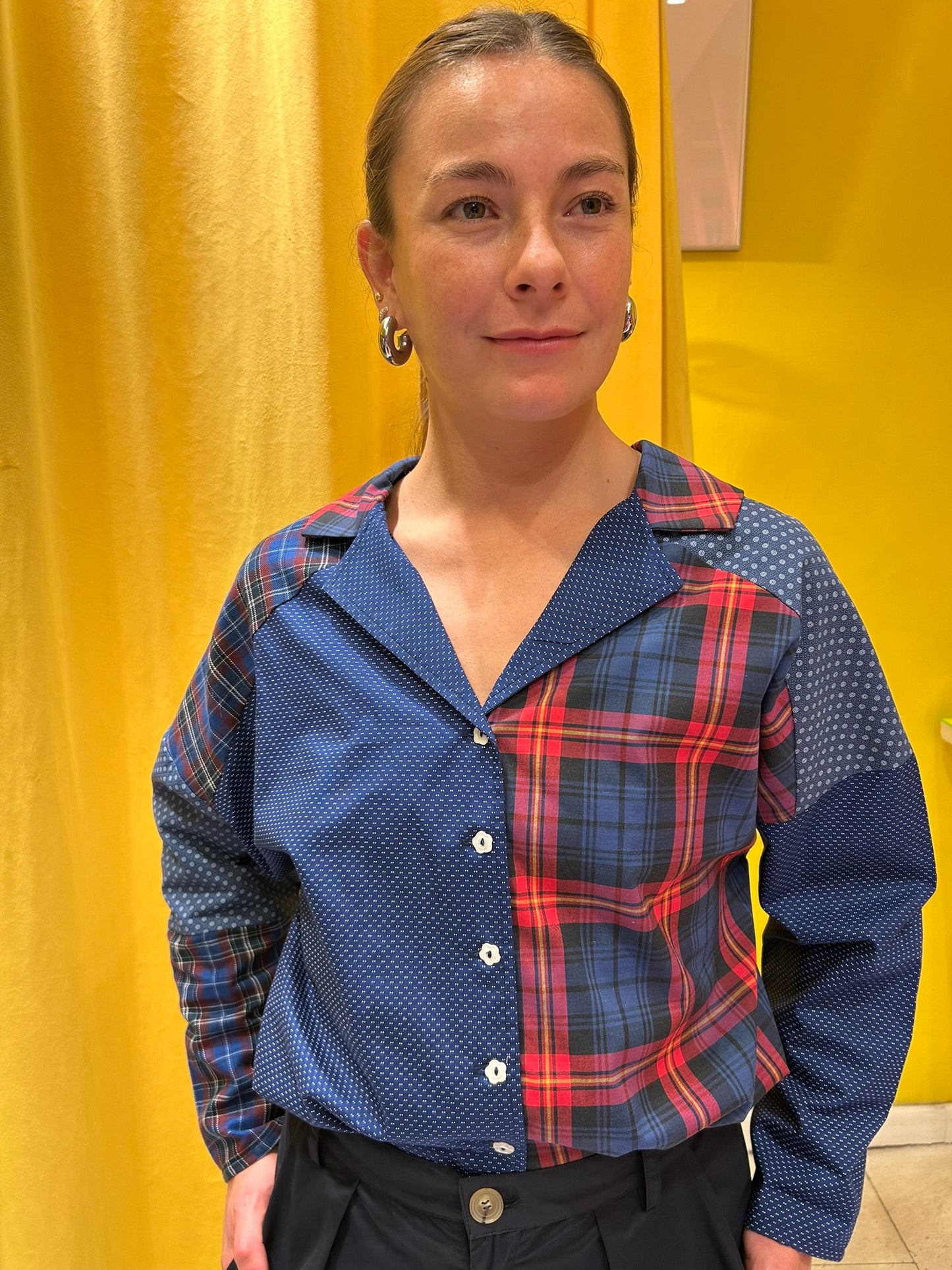 Hummer Collage Blouse