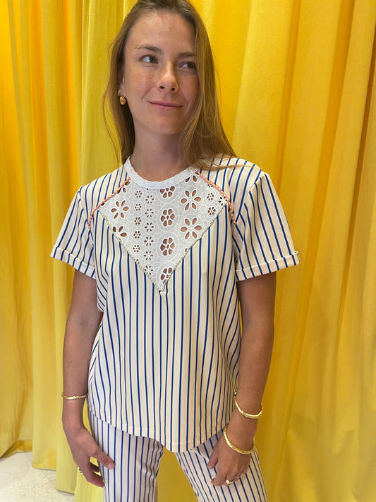 Cube Top Sailor Pinstripe