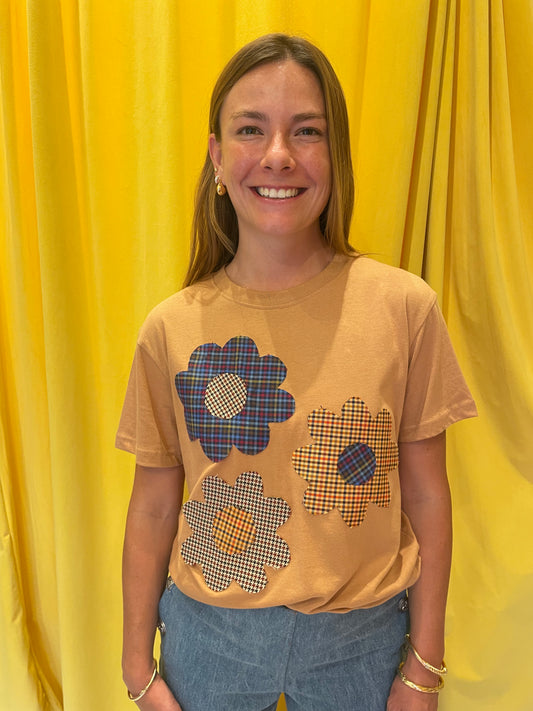 TShirt Flower Caramel