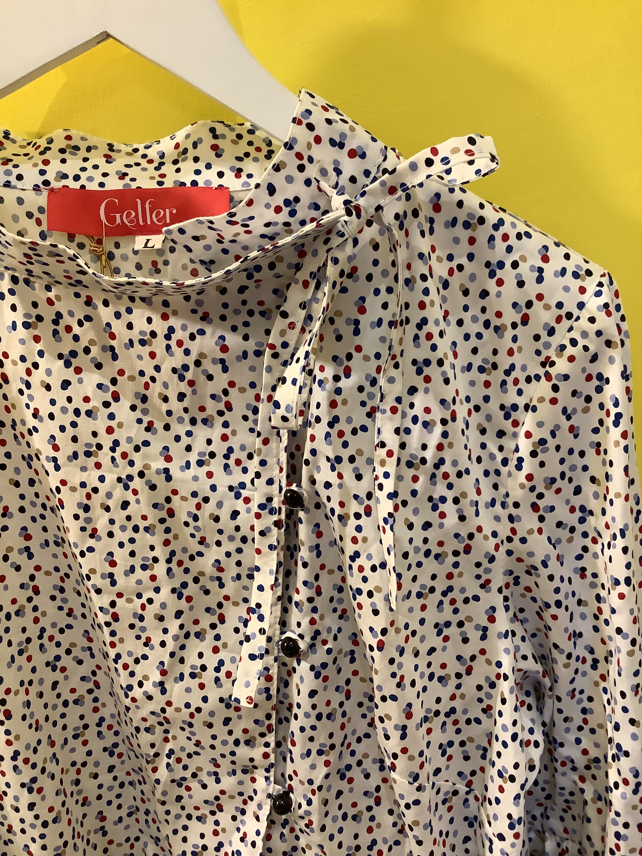 Chino blouse pois
