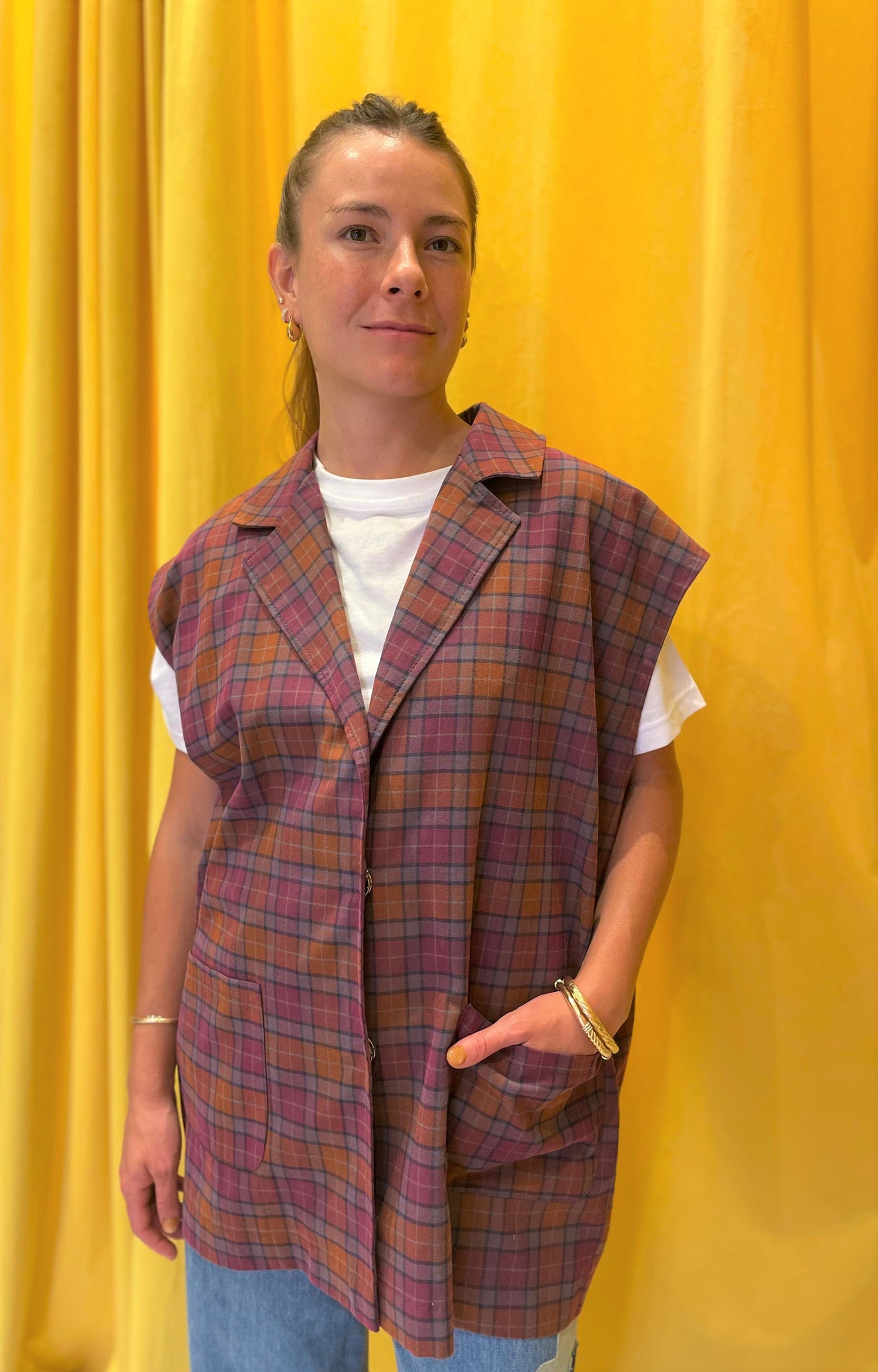 Hummer Vest Irsk Skotsk Lyserød