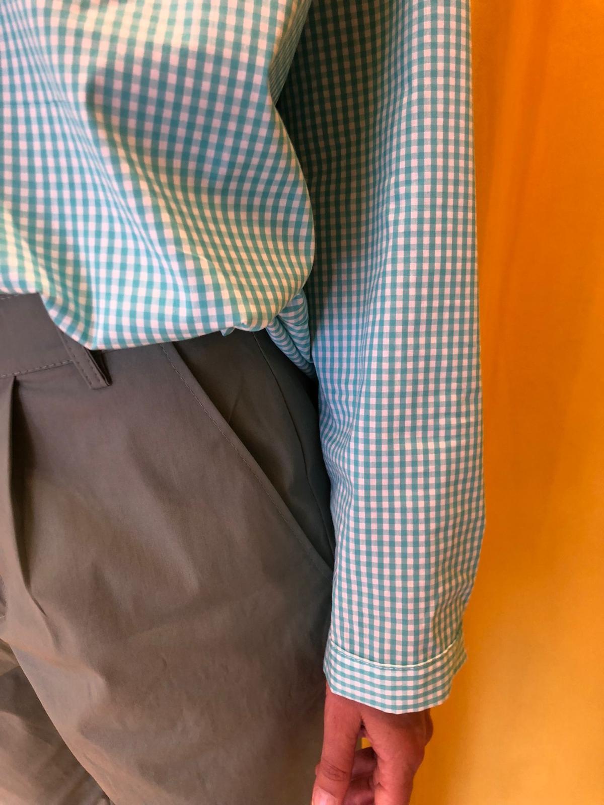 Marine blouse checks