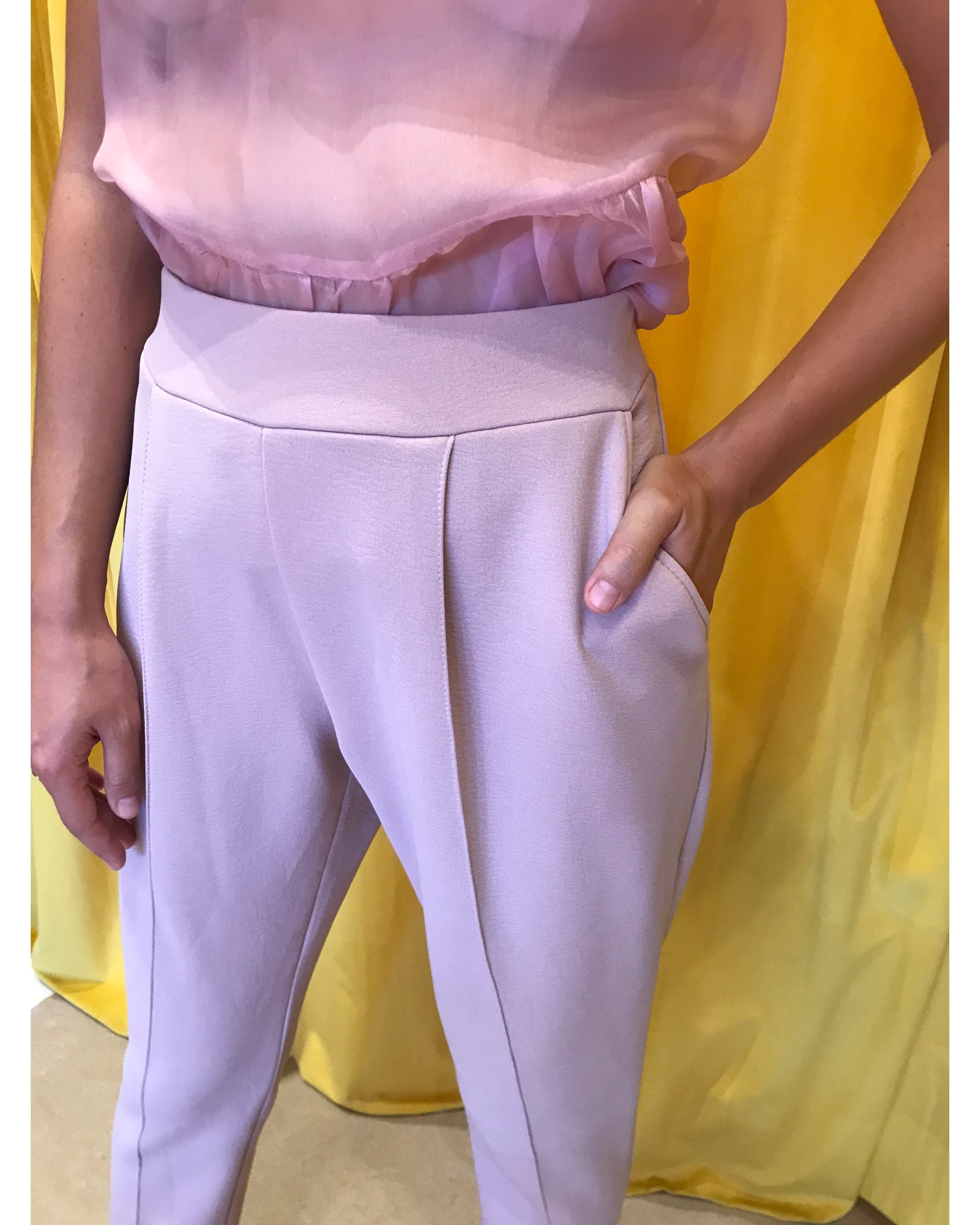 Riding pants pudra