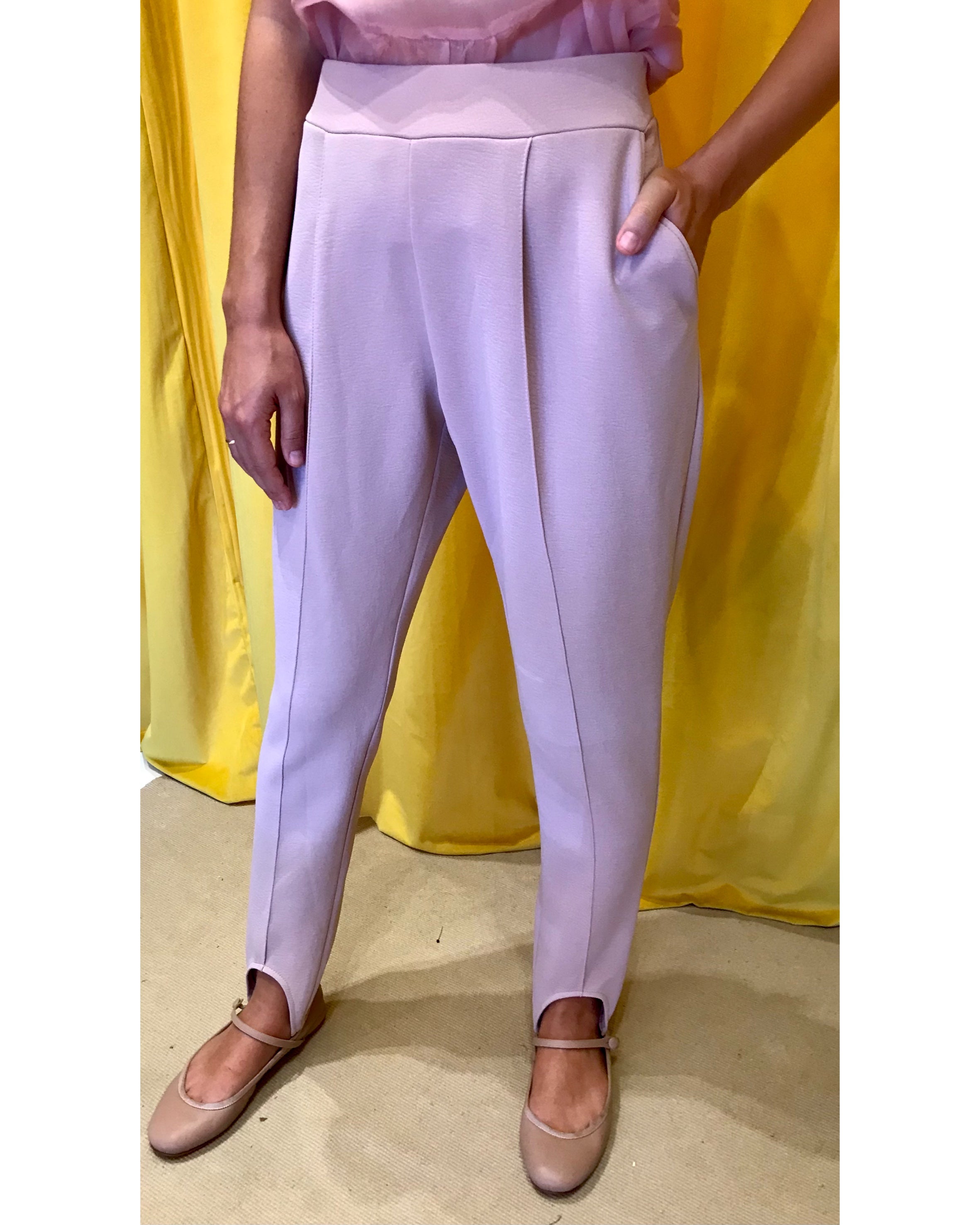 Riding pants pudra