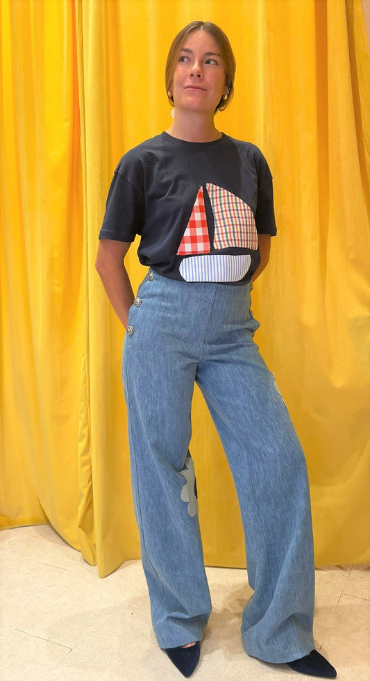 T-shirt Sømand Marineblå