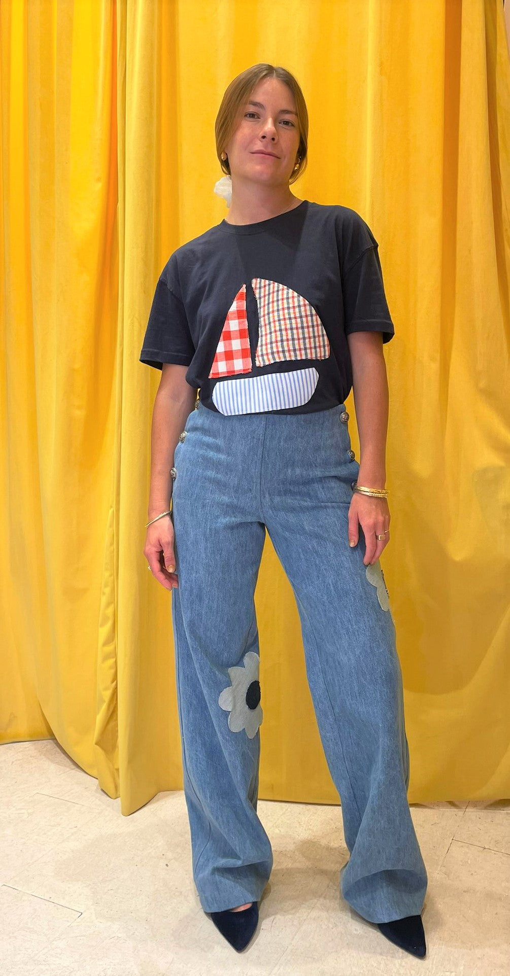 T-shirt Sømand Marineblå