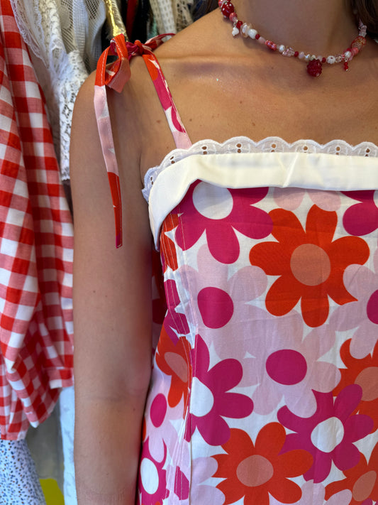 Rainbow dress cherry blossom flower